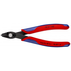 7861140 Electronic Super Knips® XL бокорезы с 2-комп. рукоятками вороненые 140 mm KNIPEX