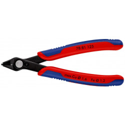 7881125 Electronic Super Knips® бокорезы с 2-комп. рукоятками вороненые 125 mm KNIPEX