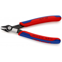 7891125 Electronic Super Knips® бокорезы с 2-комп. рукоятками вороненые 125 mm KNIPEX