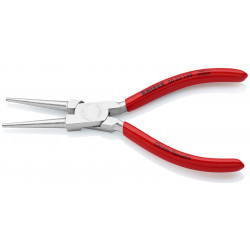 3033160 Круглогубцы с пластиковыми рукоятками хромированные 160 mm KNIPEX