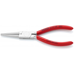 3033160 Круглогубцы с пластиковыми рукоятками хромированные 160 mm KNIPEX