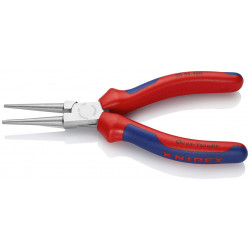 3035160 Круглогубцы с 2-комп. рукоятками хромированные 160 mm KNIPEX