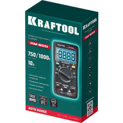 59854 Цифровой мультиметр KRAFTOOL KM-600