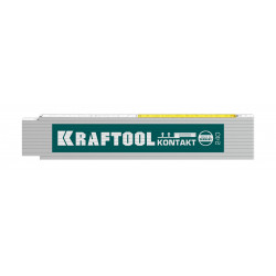 34729 Профессиональный складной деревянный метр KRAFTOOL PRO-90 Kontakt, 2.4 м