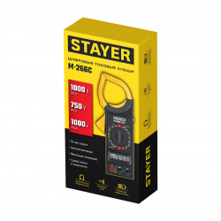 59820_z01 Цифровые токовые клещи STAYER M266C