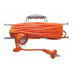 Удлинитель-шнур на рамке 1х20м без заземл. 10А IP54 УШ-10 ПВС 2х1 UNIVersal 9632791