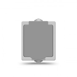 Розетка Аллегро с заземл. защ. шторки с крышкой IP54 сер. UNIVersal 1282