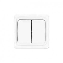 Выключатель 2-кл. СП Валери 10А IP20 бел. UNIVersal В0023