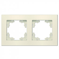 Рамка 2-м Афина универс. сл. кость (ivory) Universal A0044-I