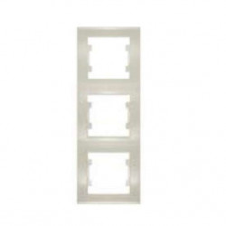 Рамка 3-м Бриллиант верт. сл. кость UNIVersal 7948691