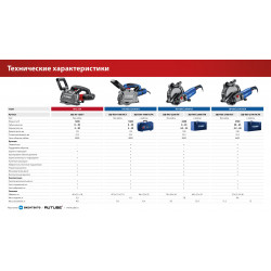 Штроборез (бороздодел) ЗШ-30-1205 Т ЗУБР d 125 мм, 1200 Вт, 30 мм