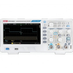 Осциллограф цифровой портативный UPO1102CS 2 канала 100МГц 250MSa/s c USB UNI-T