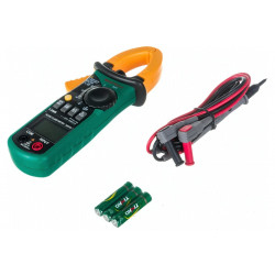 MS2108 Mastech клещи токоизмерительные цифровые автоматические ACA&DCA(ACV/DCV, сопр.,прозвон,True RMS,емкость,частота,скважность,авто диапазон)