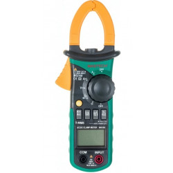 MS2108 Mastech клещи токоизмерительные цифровые автоматические ACA&DCA(ACV/DCV, сопр.,прозвон,True RMS,емкость,частота,скважность,авто диапазон)
