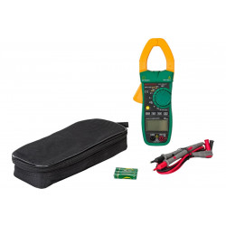 MS2138R Mastech клещи токоизмерительные цифровые автоматические ACA&DCA(ACV/DCV, сопр.,прозвон,True RMS,емкость,частота,скважность,тест диодов,авто
