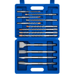 Набор зубил и буров ЗУБР ПРОФЕССИОНАЛ БУРАН SDS-Plus, 13 шт 29360-H13_z01