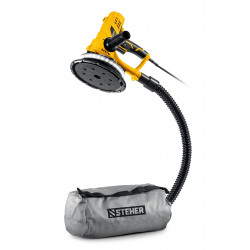 Шлифовальная машина для стен STEHER DWH-900 d180 мм, 900 Вт, подсветка