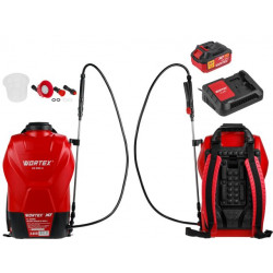 Аккум. опрыскиватель WORTEX KS 1640 Li в кор. ALL1 XLT SET 18В, 16 л, 4 Ач (4 Ач акб, 2 А зу, мягкая спинка, ручка для переноски) 1335856