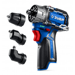 ЗУБР КОМБИ #1, 12 В, 45 Н·м, без АКБ (тип Т7), модульная дрель-шуруповерт, BRUSHLESS, Профессионал (DB-125) DB-125