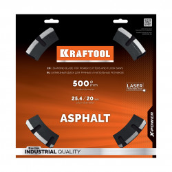 36687-500_z01 Алмазный диск KRAFTOOL ASPHALT 500 мм (25.4/20 мм, 12х4.0 мм)