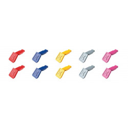 006110CV01 Клипсы ColorCode цветной микс 1 (10 шт.) 21 mm KNIPEX