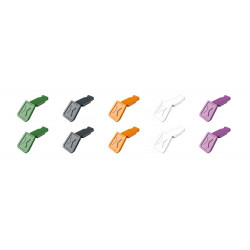 006110CV02 Клипсы ColorCode цветной микс 2 (10 шт.) 21 mm KNIPEX