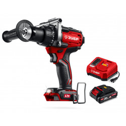 Бесщеточная дрель-шуруповерт ЗУБР 20 В, 165 Н·м, 1 АКБ LMS (2 А·ч), ДБ-165-21