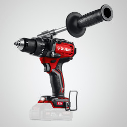 Бесщеточная ударная дрель-шуруповерт ЗУБР 20 В, 165 Н·м, 1 АКБ LMS (2 А·ч), ДБУ-165-21