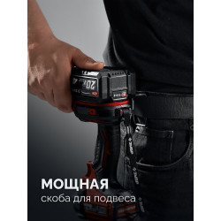 Бесщеточный ударный винтоверт ЗУБР 20 В, 180 Н·м, 1 АКБ LMS (2 А·ч), сумка ВБУ-180-21