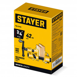 Трубная струбцина STAYER 3/4″ 32307-34