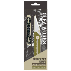 Многоцелевой нож со сменным лезвием OLFA WORKS BK1 BUSHCRAFT KNIFE OW-BK1-OD
