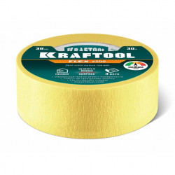 Малярная лента KRAFTOOL #500 Flex 38 мм х 30 м, для изогнутых линий, 12105-38