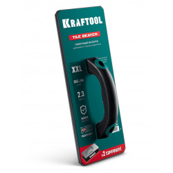 Плиточный молоток (прижим) KRAFTOOL TILE BEATER, 355х146 мм, обрезиненный со стальным сердечником 33261