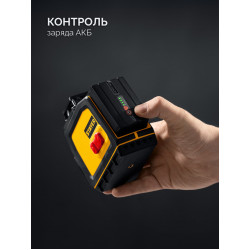 Лазерный нивелир STAYER SL-3D, 50м, точн. +/-0,5 мм/м, зеленый 34963