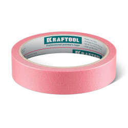 KRAFTOOL #200 Delicate 25 мм х 30 м, для деликатных и недавно окрашенных поверхностей, малярная лента (12102-25) 12102-25