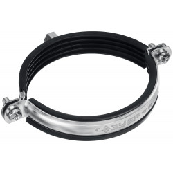 37880-107-116 Трубный хомут ЗУБР 4 с гайкой М8/М10, 10шт, оцинкованный