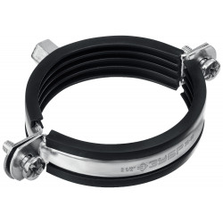 37880-75-80 Трубный хомут ЗУБР 2 1/2 с гайкой М8/М10, 10шт, оцинкованный