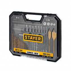 29720-H63 Универсальный комбинированный набор STAYER Unix-63, 63 предмета