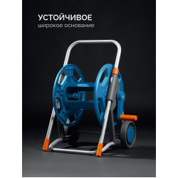 8-428430_z02 Катушка для шлангов ProLine GRINDA HC-60, для шлангов 60м x 1/2″ и 30м х 3/4″, усиленные колёса, телескопическая ручка