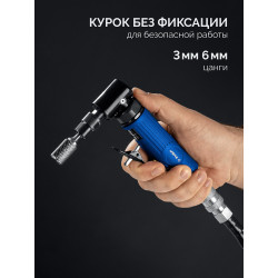64337 Угловая цанговая пневмошлифмашина ЗУБР ПРОФЕССИОНАЛ