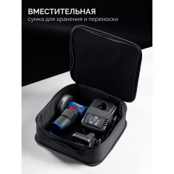 AB-76-41 Бесщеточная УШМ ЗУБР 12 В, D76 мм, 1 АКБ тип Т7 (4 А·ч), сумка, Профессионал