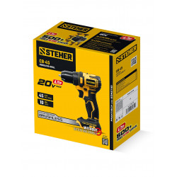 CB-45 бесщеточная дрель-шуруповерт STEHER 20 В, 45 Н·м, без АКБ (LMS)