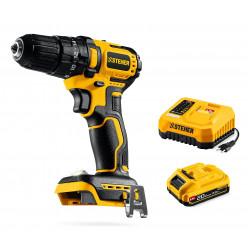 CBS-45-21 бесщеточная ударная дрель-шуруповерт STEHER 20 В, 45 Н·м, 1 АКБ LMS (2 А·ч)