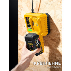 CBS-45-22 бесщеточная ударная дрель-шуруповерт STEHER 20 В, 45 Н·м, 2 АКБ LMS (2 А·ч), сумка