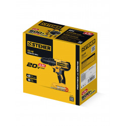 CD-40 дрель-шуруповерт STEHER 20 В, 40 Н·м, без АКБ (LMS)