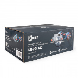 104532 Пила циркулярная аккумуляторная CB-20-140 серия ПРОФИ (КВТ)