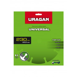 36705-230 Диск алмазный отрезной сегментный URAGAN UNIVERSAL 230 мм