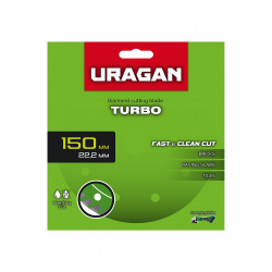 36706-150 Диск алмазный отрезной сегментированный URAGAN TURBO 150 мм