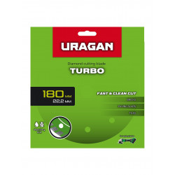 36706-180 Диск алмазный отрезной сегментированный URAGAN TURBO 180 мм