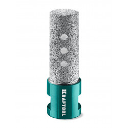 29810-20 Вакуумная алмазная фреза пальчиковая KRAFTOOL VS DIAMOND d 20 мм (М14, 50 мм)